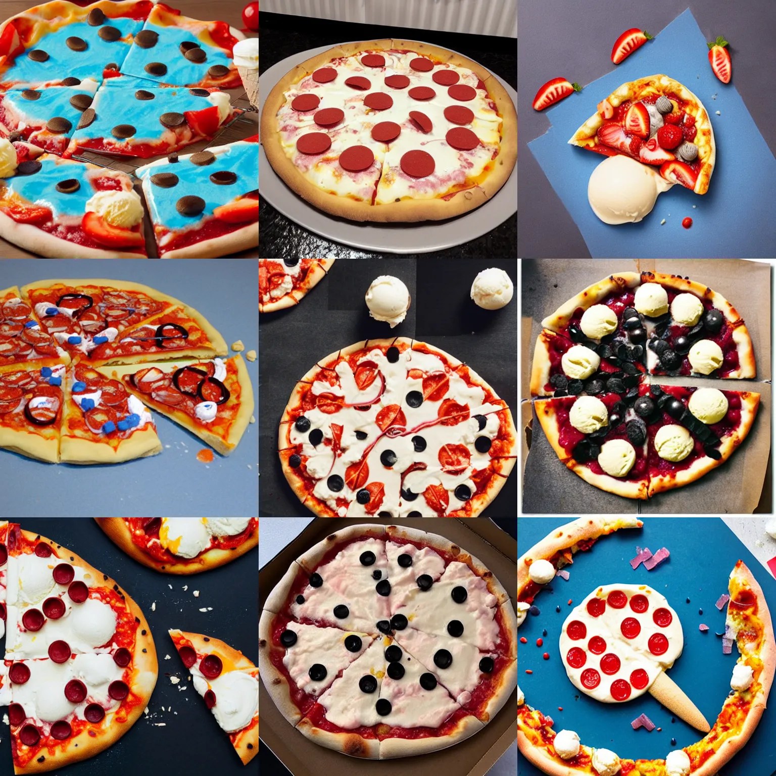 ice cream pizza Stable Diffusion OpenArt