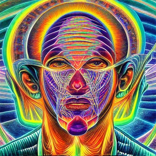 “the godhead by alex grey and pislices” Stable Diffusion