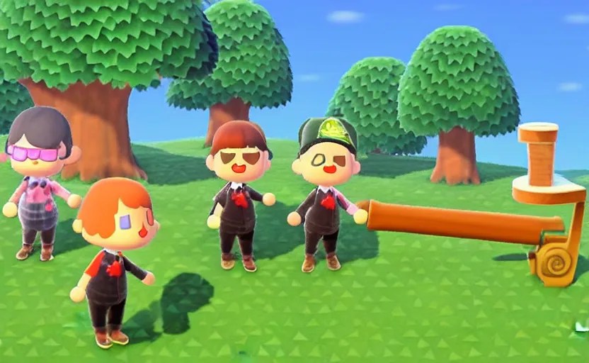 animal crossing ak 4 7, rocket launcher Stable Diffusion OpenArt