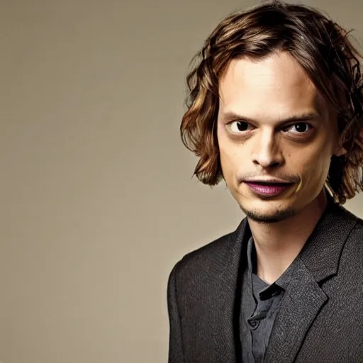 a portrait photo of matthew gray gubler from criminal Stable Diffusion