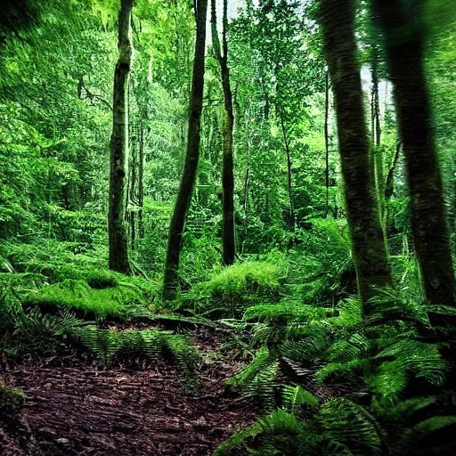 Lush forest, low quality photography, 144p Stable Diffusion OpenArt