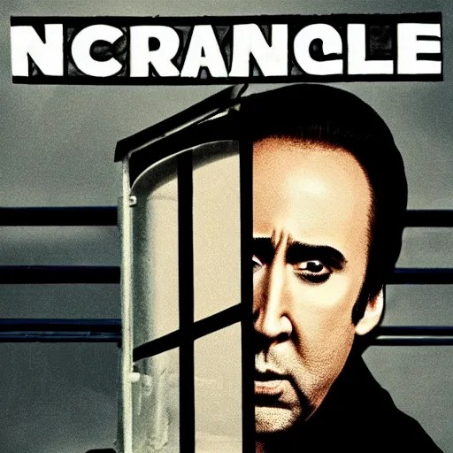 nicolas cage in a cage, propaganda poster Stable Diffusion OpenArt