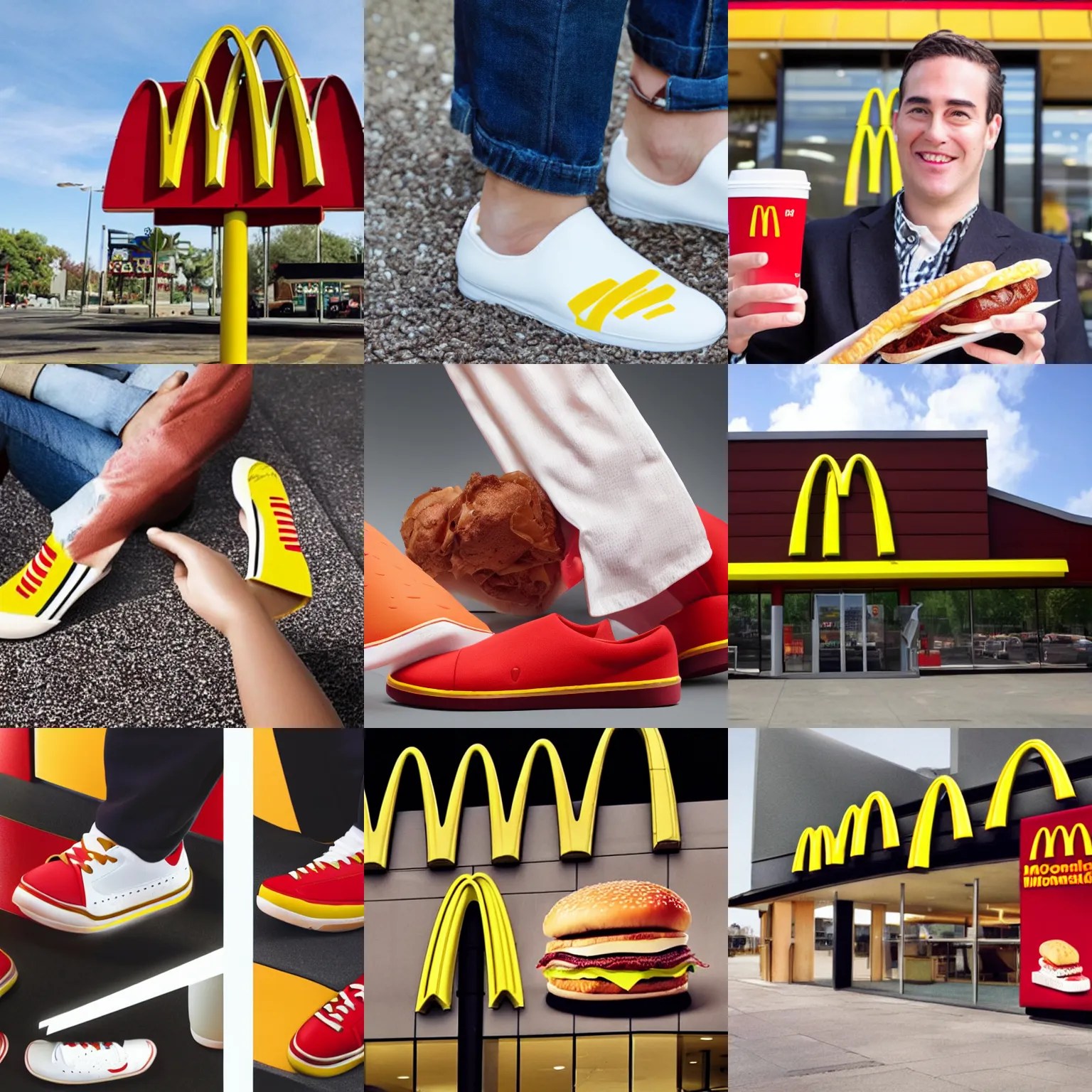 mcdonalds announces their first pair of shoes Stable Diffusion OpenArt