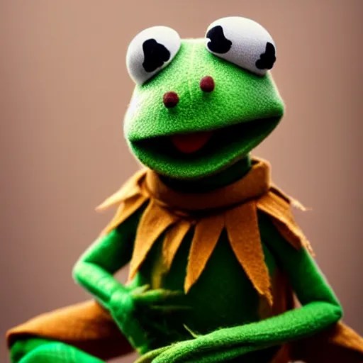 Kermit the frog real life puppet hanged with a rope Stable Diffusion OpenArt