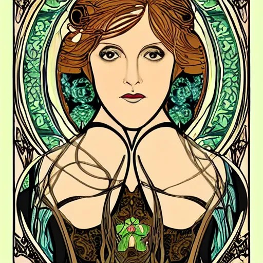 portrait art nouveau Stable Diffusion OpenArt