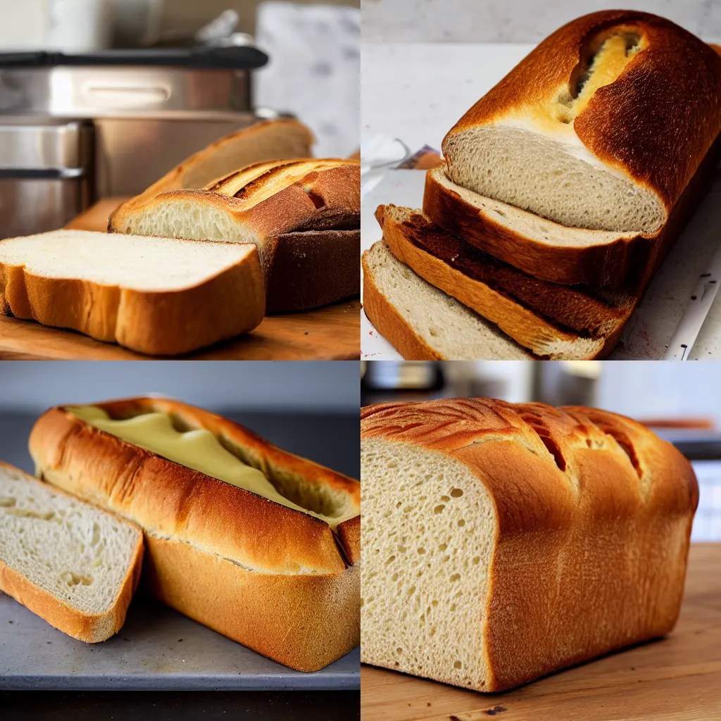 cat bite loaf in bread toasty toaster butter Stable Diffusion OpenArt
