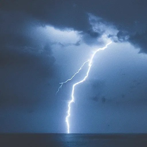photo of a lightning bolt, underwater, cinematic Stable Diffusion