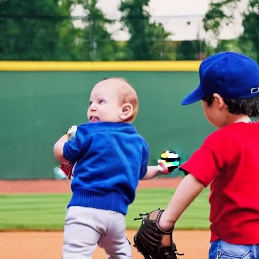 Babies playing baseball Stable Diffusion OpenArt