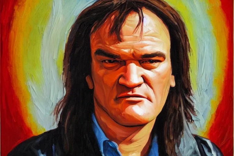 Quentin tarantino, oil painting Stable Diffusion OpenArt
