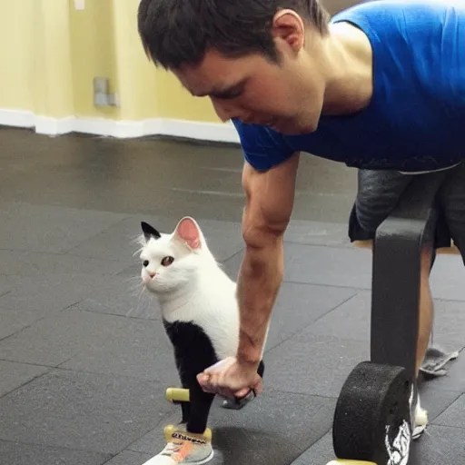 a cat doing deadlifts Stable Diffusion OpenArt
