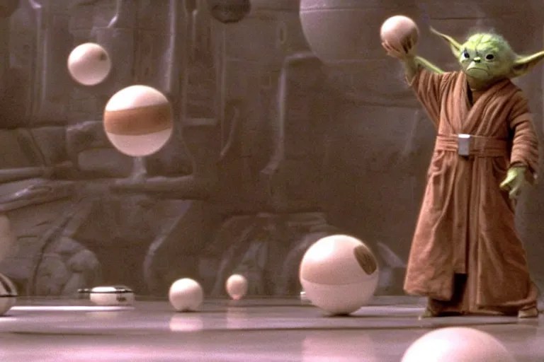 A movie shot from Star Wars The Empire Strikes Back on Stable