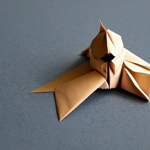 A paper origami fox Stable Diffusion OpenArt