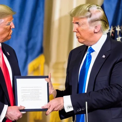 Donald Trump swears in as president of Argentina Stable Diffusion(07)