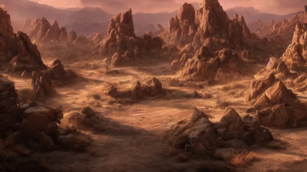 desert, fantasy artwork, very very very beautiful Stable Diffusion