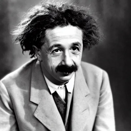young albert einstein as a hollywood actor Stable Diffusion