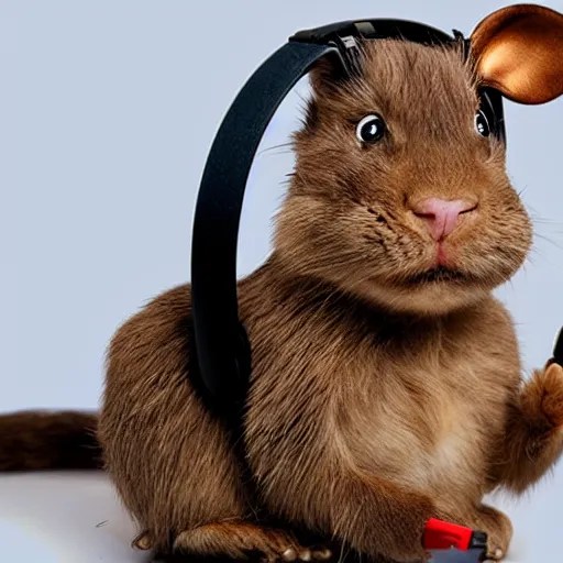 gopher listening to music on his headphones Stable Diffusion OpenArt