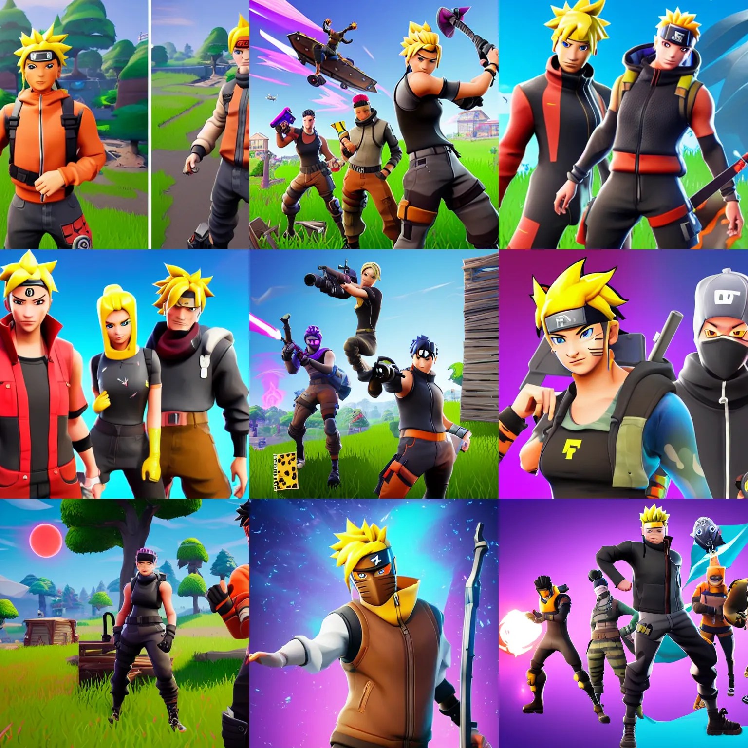 fortnite naruto Stable Diffusion OpenArt