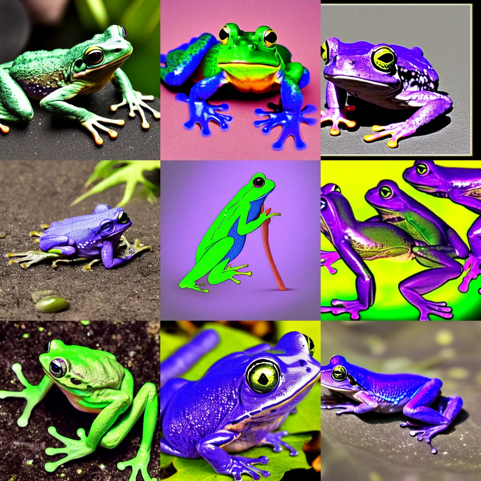 Ultraviolet frog Stable Diffusion OpenArt