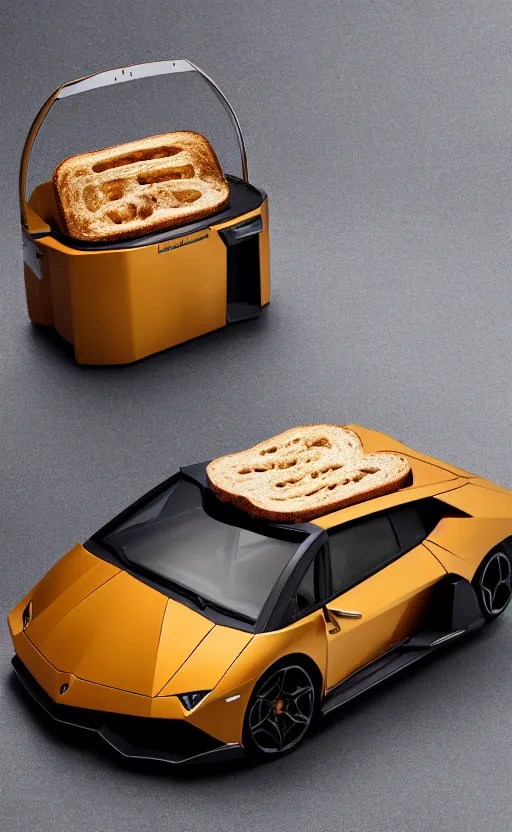 a brand toaster with bread in slots, Stable Diffusion OpenArt
