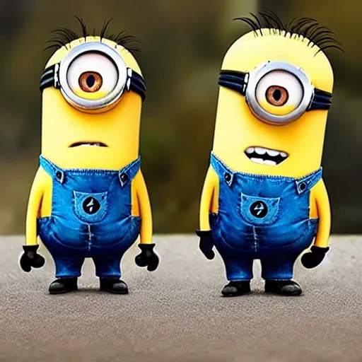 real life minions, ultra realistic Stable Diffusion