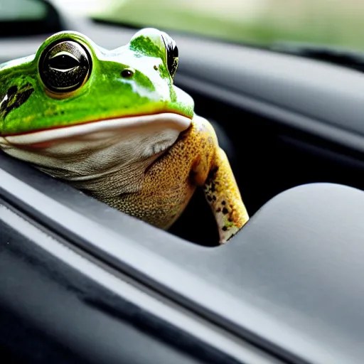 frog in a car Stable Diffusion OpenArt