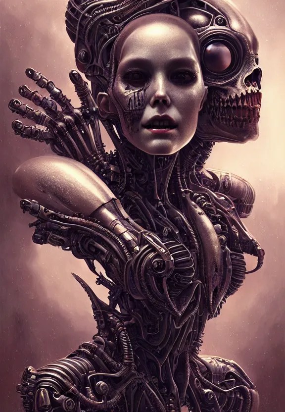 ultra realist intricate detailed horror painting of an Stable