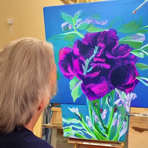 a painting an ai would paint Stable Diffusion OpenArt