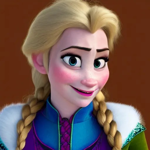 anna from frozen as a real woman, ultra realistic, 8 Stable Diffusion