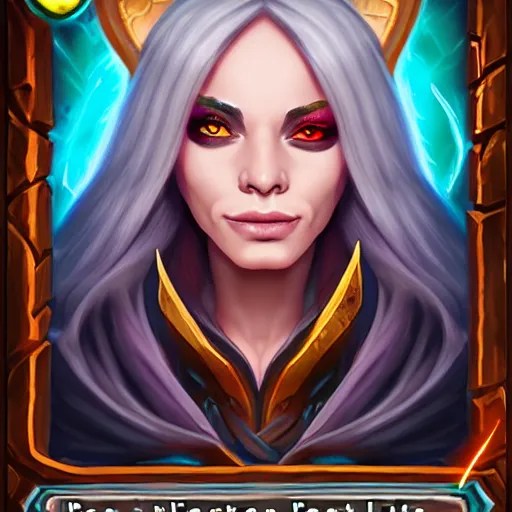 Portrait of a sorceress, Hearthstone official trending Stable