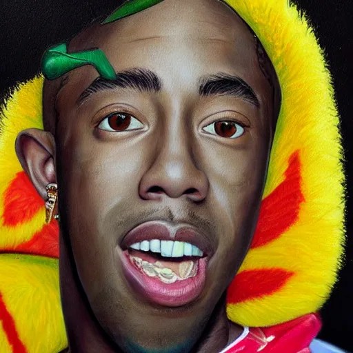 a highly detailed painting of tyler the creator Stable Diffusion