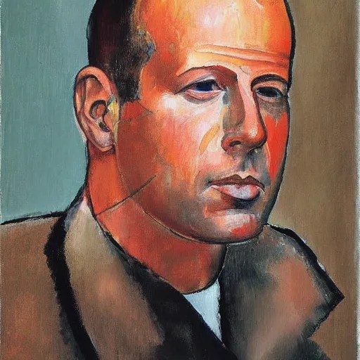 Portrait of Bruce Willis, painting by Amedeo Stable Diffusion OpenArt