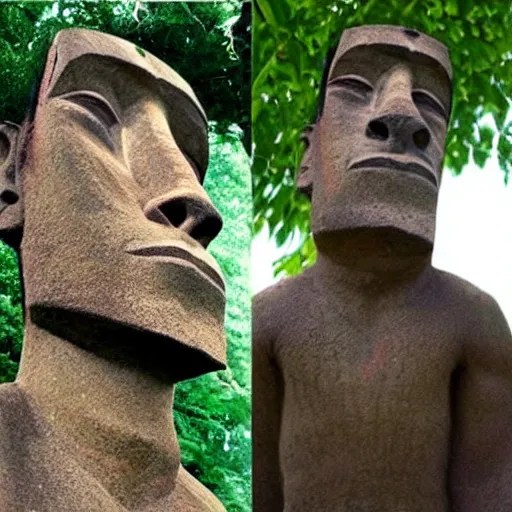 gigachad as Easter island head Stable Diffusion OpenArt