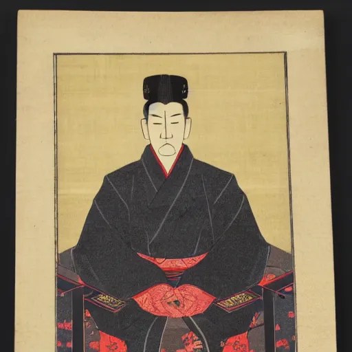 portrait of japnese emperor hirohito, japanese Stable Diffusion