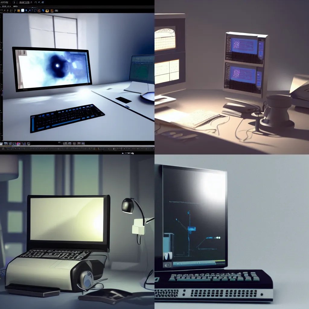 a dreaming computer, concept art, vray Stable Diffusion OpenArt