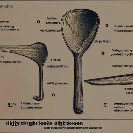 highly detailed technical diagram of a spoon Stable Diffusion OpenArt