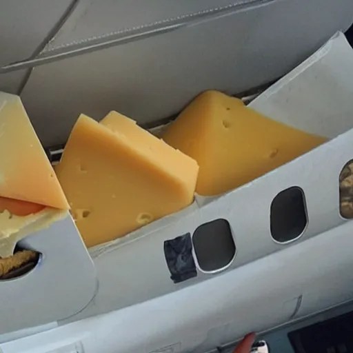 A plane mad of cheese Stable Diffusion OpenArt