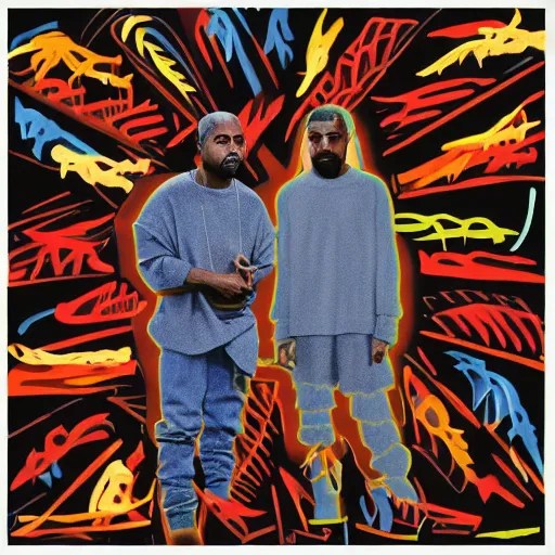 kanye west album art showing fishsticks Stable Diffusion OpenArt