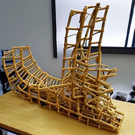 Popsicle Stick Roller Coaster