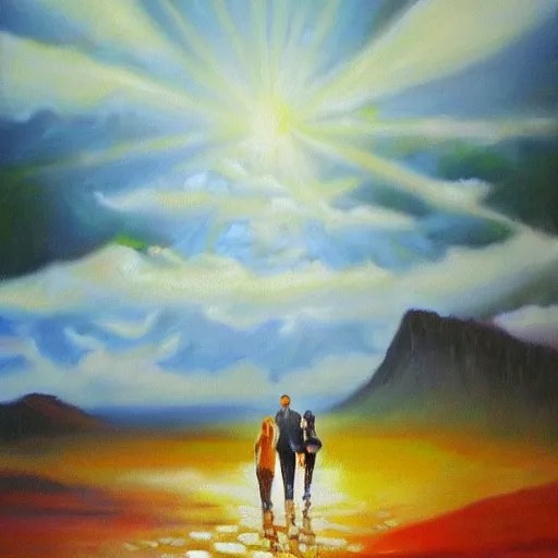 The meaning of life, oil painting Stable Diffusion OpenArt