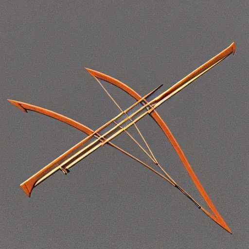 complex 3 d model of a medieval bow, longbow, Stable Diffusion OpenArt