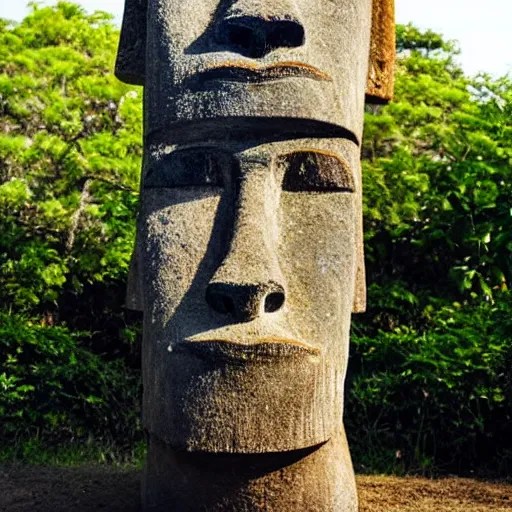Easter island head statue Stable Diffusion