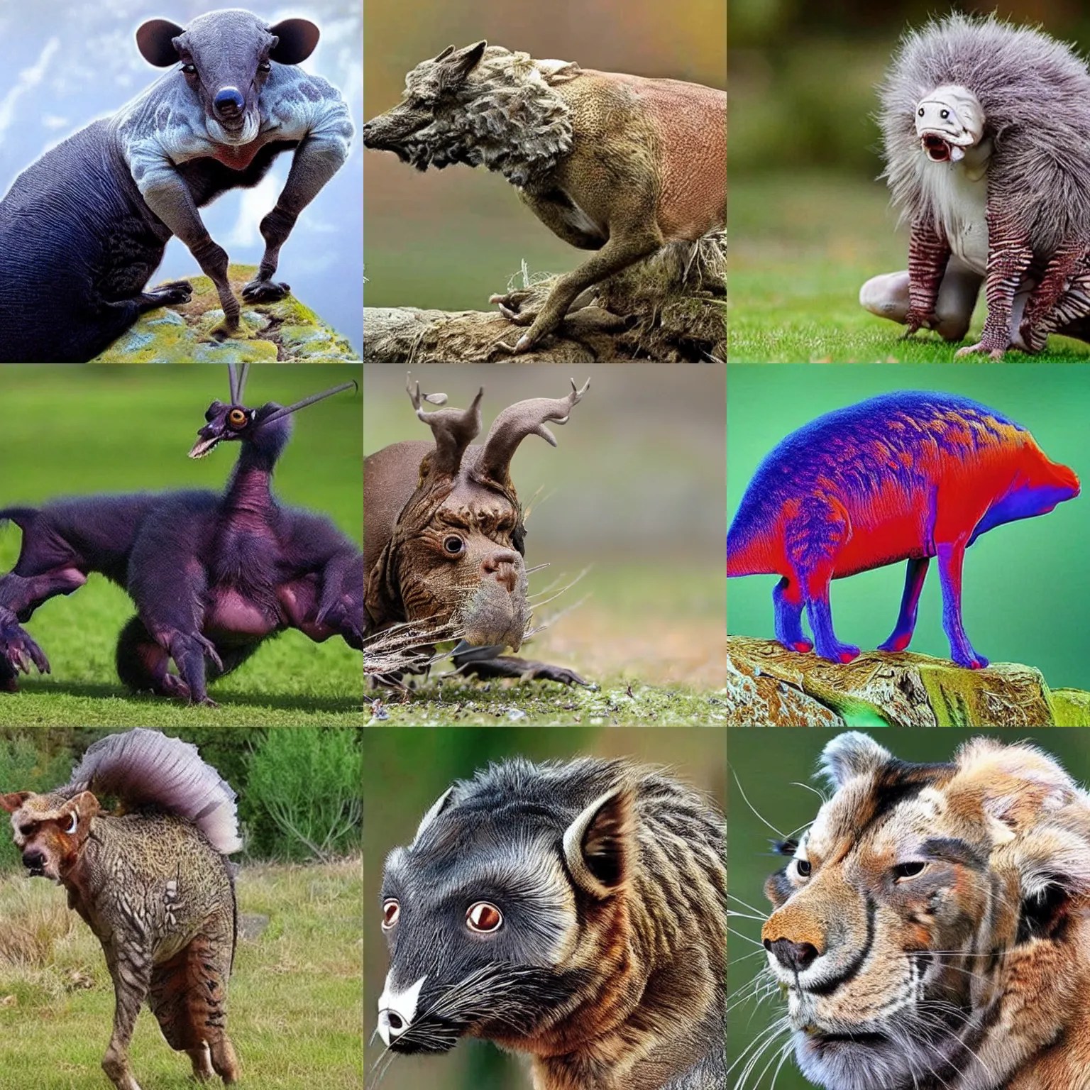 the most bizarre hybrid animals Stable Diffusion
