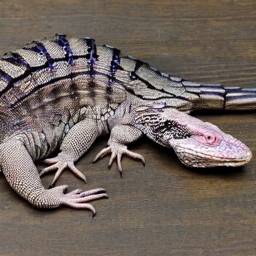 tegu lizard skin megalosurus Stable Diffusion OpenArt