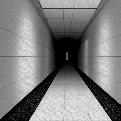 cctv footage of government facility hallway distorted Stable