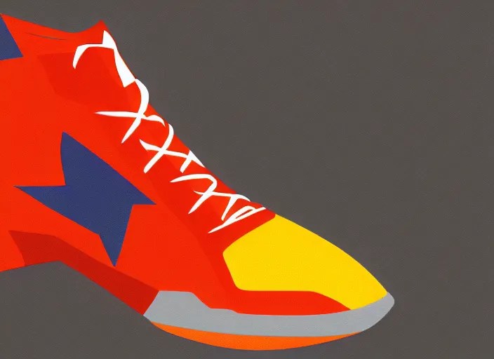 basketball sneakers concept of jean grey, trending on Stable
