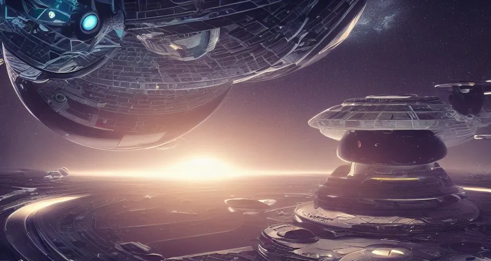 space colony on a dyson sphere, star trek, intricate Stable Diffusion OpenArt