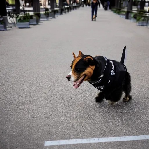 a dog wearing nike shoes Stable Diffusion OpenArt