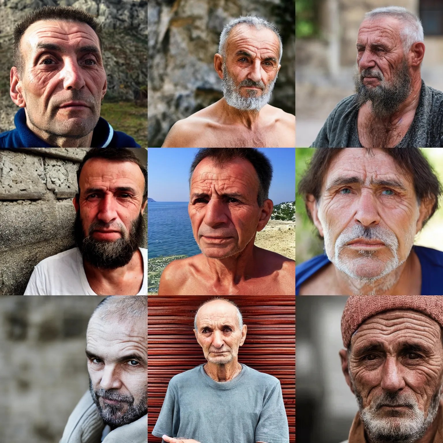 a croatian man with typical croatian features Stable Diffusion