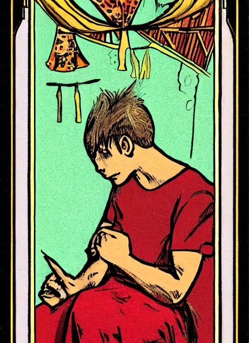 The Gay Guy, tarot card Stable Diffusion OpenArt