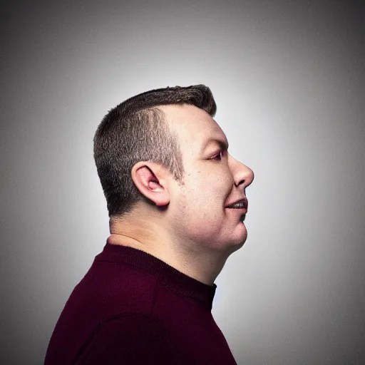 person with no neck Stable Diffusion